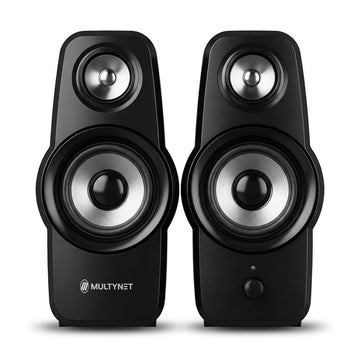 Multynet AC-800 Bluetooth Power Speaker – Slim Design Heavy Bass Computer & TV Speakers For LED TV, LCD, Laptop, PC Computer, Smartphones, Tablets
