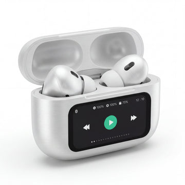 A9 Pro Wireless Earbuds with Smart LCD Touch Screen Bluetooth 5.4
